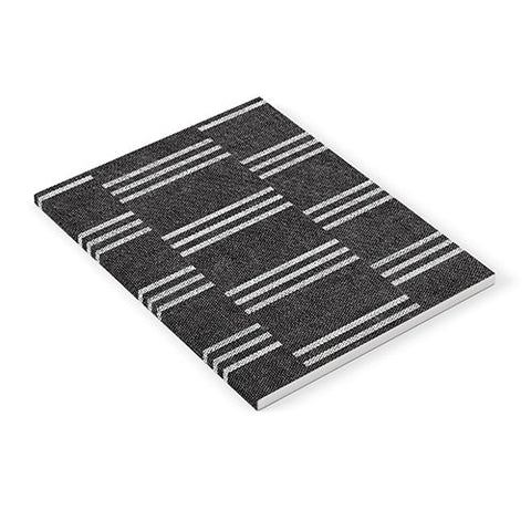 Little Arrow Design Co ella triple stripe charcoal Notebook
