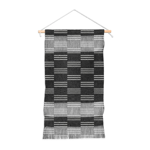Little Arrow Design Co ella triple stripe charcoal Wall Hanging Portrait