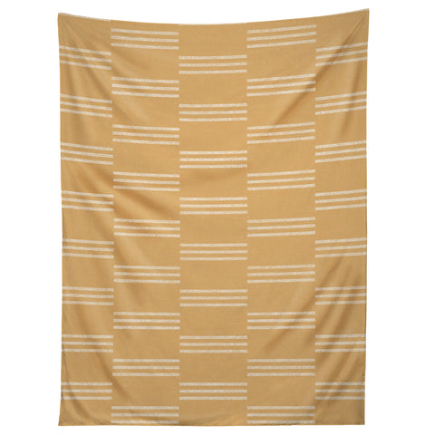 Little Arrow Design Co ella triple stripe dijon Tapestry