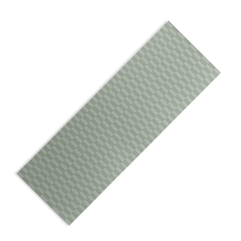 Little Arrow Design Co ella triple stripe sage Yoga Mat