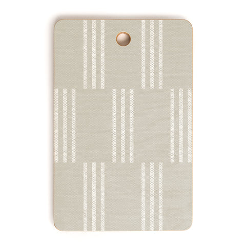Little Arrow Design Co ella triple stripe stone Cutting Board Rectangle
