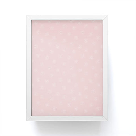 Little Arrow Design Co eyes on pink Framed Mini Art Print