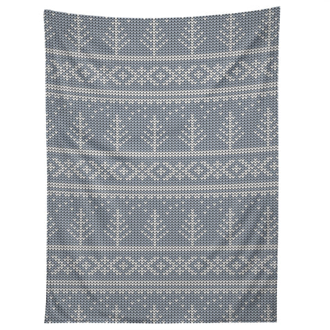 Little Arrow Design Co Fair Isle Blue Tapestry