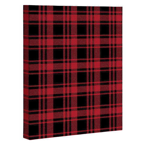 Little Arrow Design Co fall plaid Art Canvas