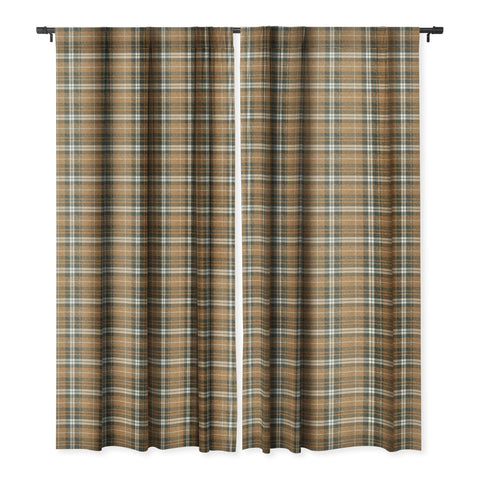 Little Arrow Design Co fall plaid brown olive Blackout Non Repeat