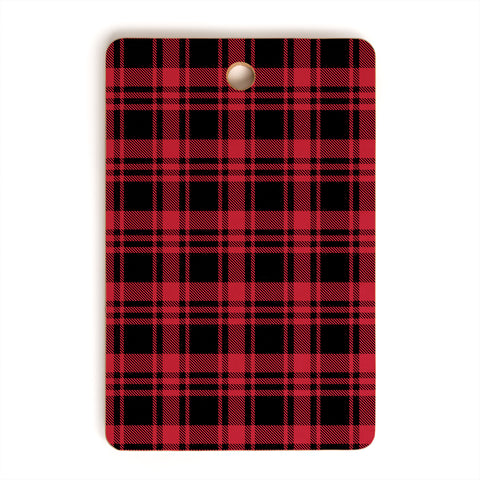 Little Arrow Design Co fall plaid Cutting Board Rectangle