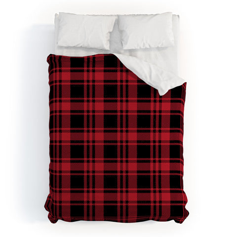 Little Arrow Design Co fall plaid Duvet Cover