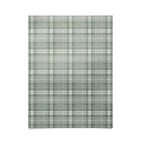 Little Arrow Design Co fall plaid sage Poster