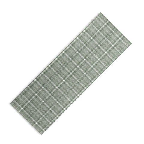 Little Arrow Design Co fall plaid sage Yoga Mat
