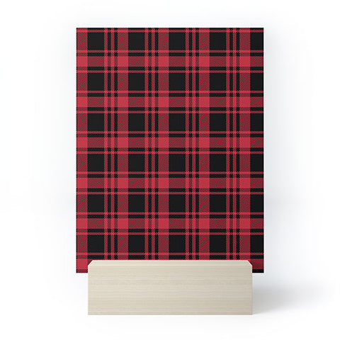 Little Arrow Design Co fall plaid Mini Art Print