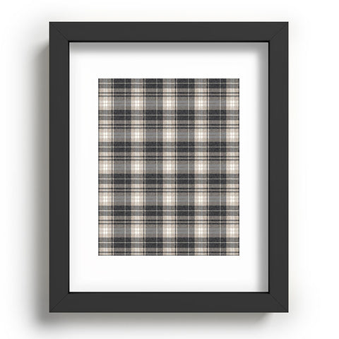Little Arrow Design Co fall plaid tan neutrals Recessed Framing Rectangle