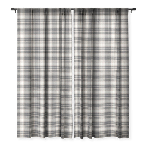 Little Arrow Design Co fall plaid tan neutrals Sheer Non Repeat