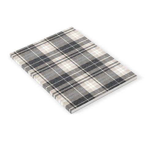 Little Arrow Design Co fall plaid tan neutrals Notebook