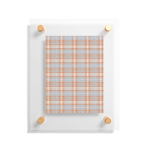 Little Arrow Design Co fall plaid warm neutrals Floating Acrylic Print