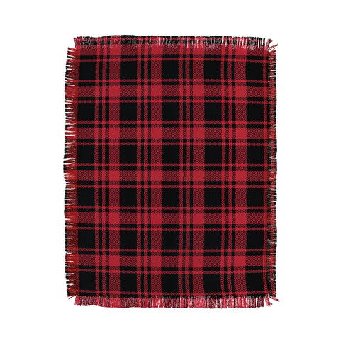Little Arrow Design Co fall plaid Throw Blanket
