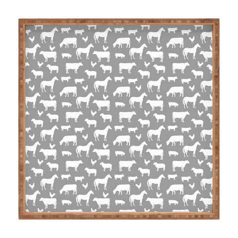 Little Arrow Design Co farm life Square Tray