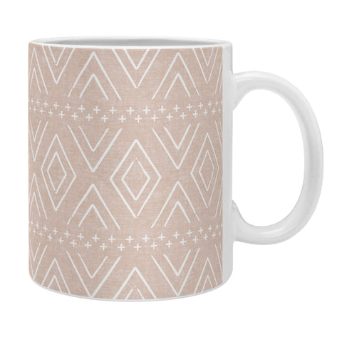 Little Arrow Design Co farmhouse diamonds blush Coffee Mug
