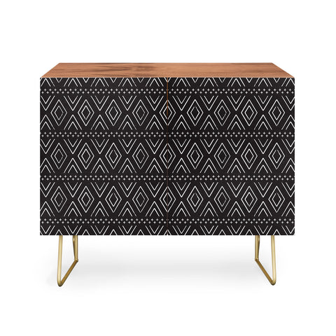 Little Arrow Design Co farmhouse diamonds ebony Credenza