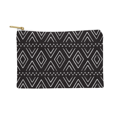 Little Arrow Design Co farmhouse diamonds ebony Pouch