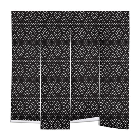 Little Arrow Design Co farmhouse diamonds ebony Wall Mural