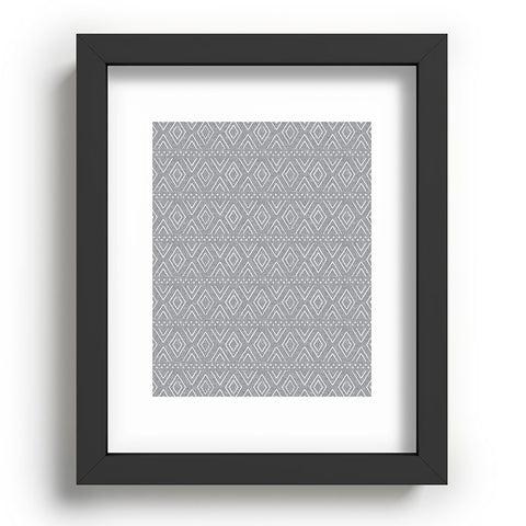 Little Arrow Design Co farmhouse diamonds gray Recessed Framing Rectangle