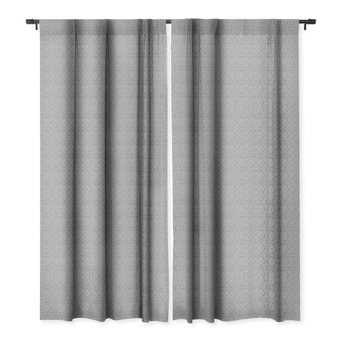 Little Arrow Design Co farmhouse diamonds gray Blackout Window Curtain