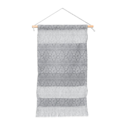 Little Arrow Design Co farmhouse diamonds gray Wall Hanging Portrait