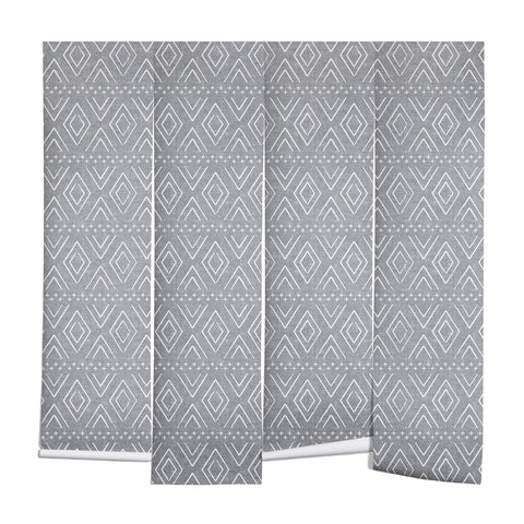 Little Arrow Design Co farmhouse diamonds gray Wall Mural