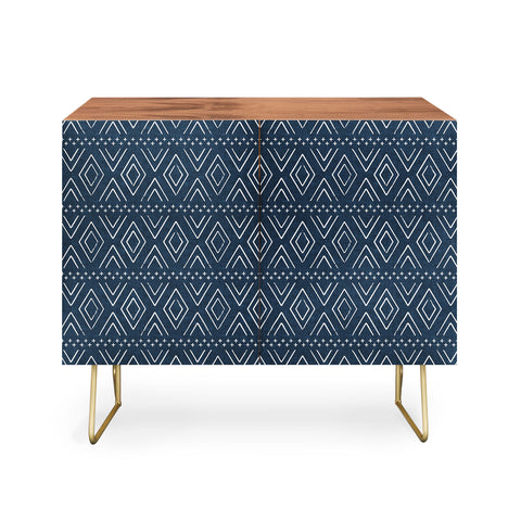 Little Arrow Design Co farmhouse diamonds navy Credenza