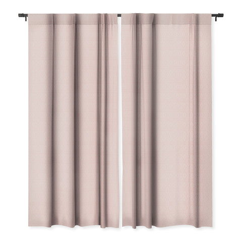 Little Arrow Design Co farmhouse diamonds pink Blackout Window Curtain