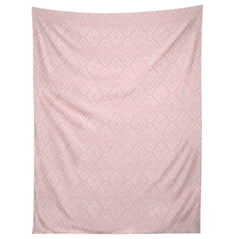 Little Arrow Design Co farmhouse diamonds pink Tapestry