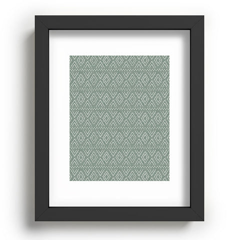 Little Arrow Design Co farmhouse diamonds sage Recessed Framing Rectangle