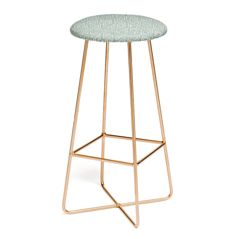 Little Arrow Design Co farmhouse diamonds sage Bar Stool