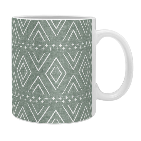 Little Arrow Design Co farmhouse diamonds sage Coffee Mug