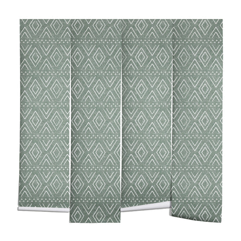 Little Arrow Design Co farmhouse diamonds sage Wall Mural
