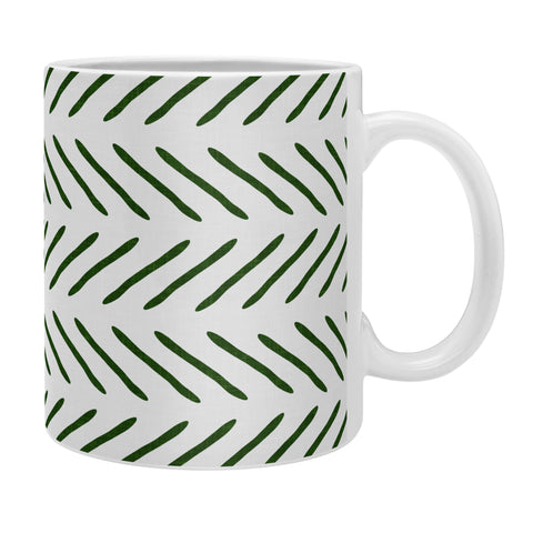 Little Arrow Design Co Farmhouse Stitch in Green Coffee Mug