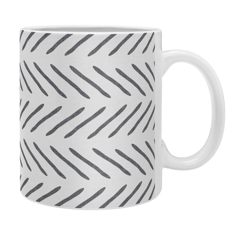 Little Arrow Design Co Farmhouse Stitch in Grey Coffee Mug
