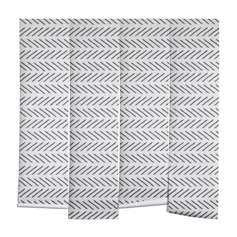 Little Arrow Design Co Farmhouse Stitch in Grey Wall Mural
