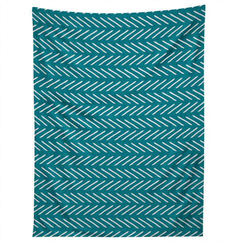 Little Arrow Design Co Farmhouse Stitch in Teal Tapestry