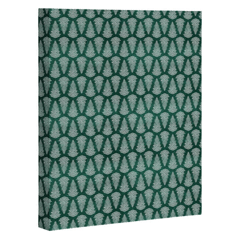 Little Arrow Design Co fern on forest Art Canvas