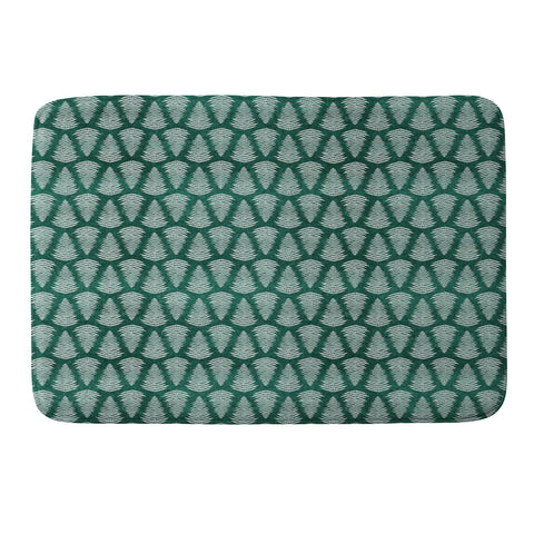 Little Arrow Design Co fern on forest Memory Foam Bath Mat