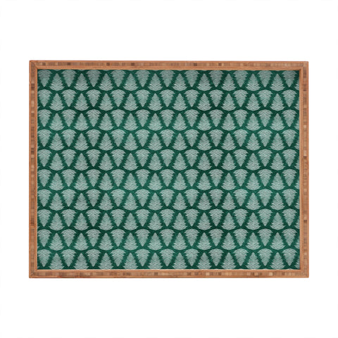 Little Arrow Design Co fern on forest Rectangular Tray