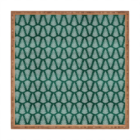 Little Arrow Design Co fern on forest Square Tray