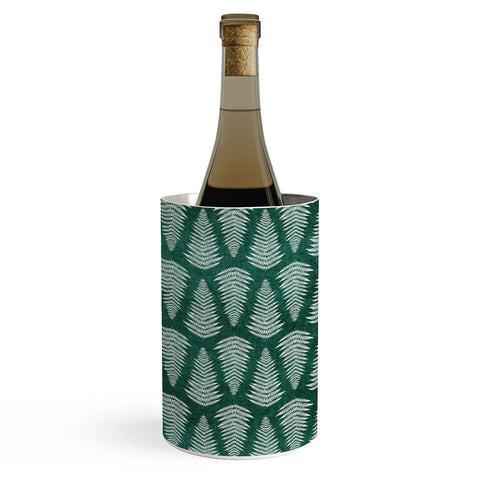 Little Arrow Design Co fern on forest Wine Chiller