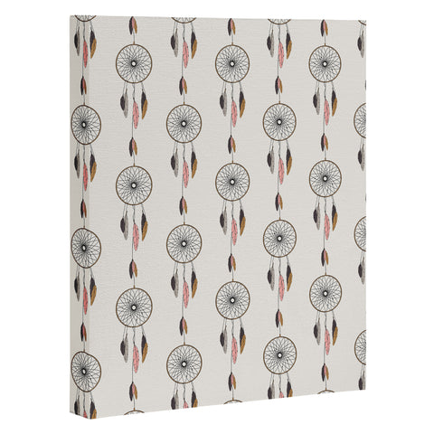 Little Arrow Design Co free spirit dreamcatcher Art Canvas
