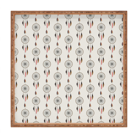 Little Arrow Design Co free spirit dreamcatcher Square Tray