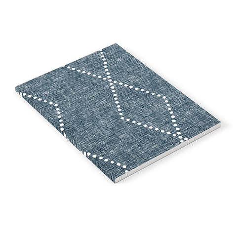 Little Arrow Design Co geo boho diamonds blue Notebook