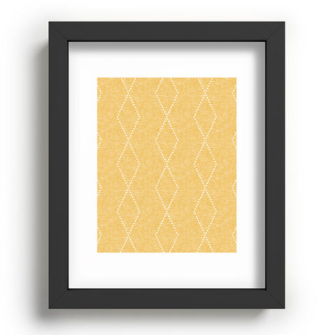 Little Arrow Design Co geo boho diamonds gold Recessed Framing Rectangle