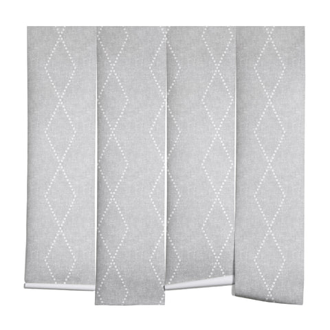 Little Arrow Design Co geo boho diamonds gray Wall Mural