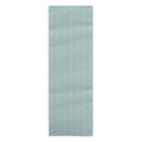 Little Arrow Design Co geo boho diamonds mint Yoga Towel